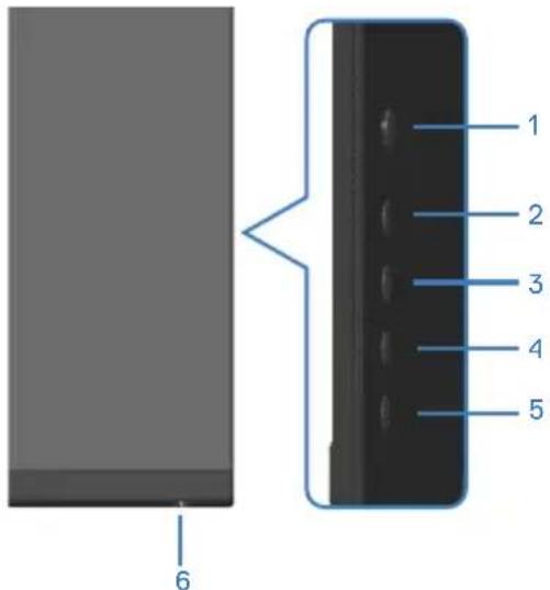 DELL S3222DGM - Menü- und Ein-/Austaste sperren - 1