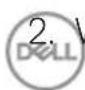 DELL S3222DGM - Freigabe von Menütasten und Ein-/Austaste: - 1