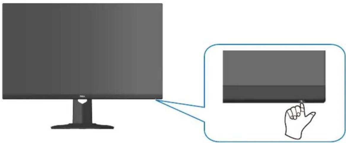 DELL S3222DGM - Das HDMI- und DisplayPort -1.2-Kabel anschließen - 4