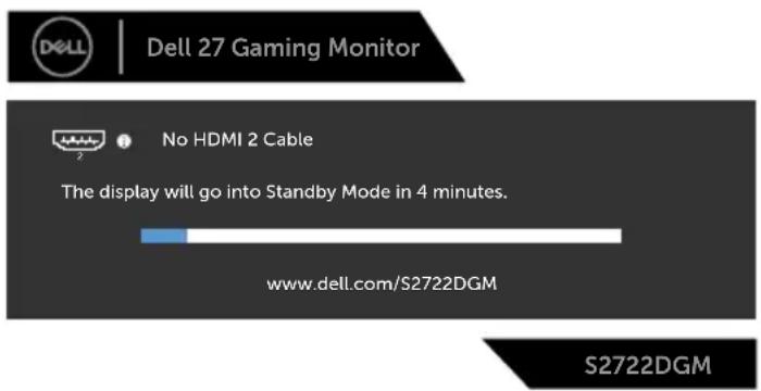 DELL S2722DGM - Self-test - 3