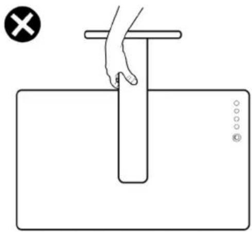 DELL S2722DGM - Handling and moving the monitor - 3