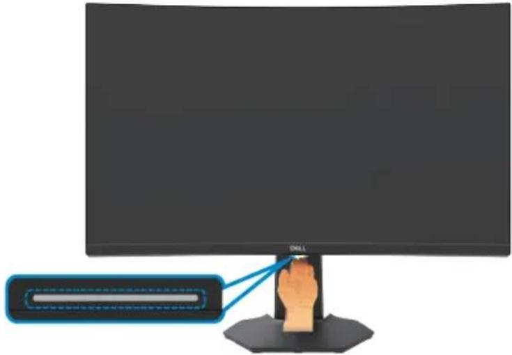 DELL S2722DGM - Bottom view - 2