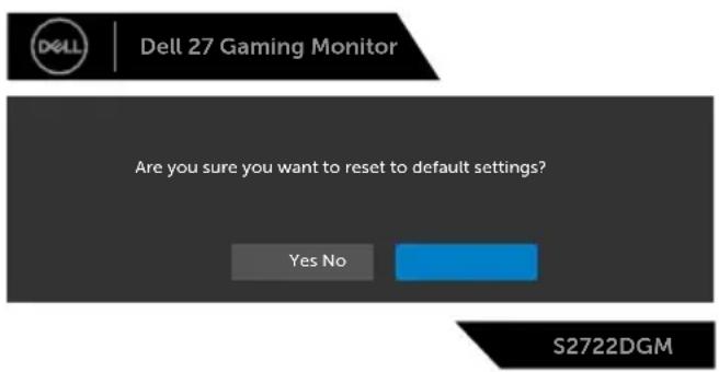 DELL S2722DGM - OSD warning messages - 11