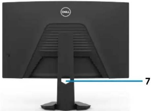 DELL S2722DGM - Back view - 2