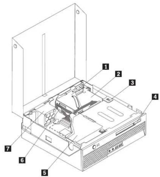 LENOVO ThinkCentre M51 - Locatingcomponents - 1
