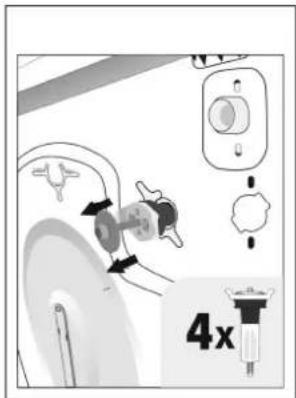 SMEG LBW107E - CHAPTER -3: SETTING UP REMOVING TRANSPORT SAFETY SCREWS - 1