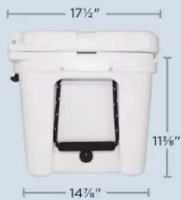 Yeti Tundra 125 - DIMENSIONS AND CAPACITY - 2