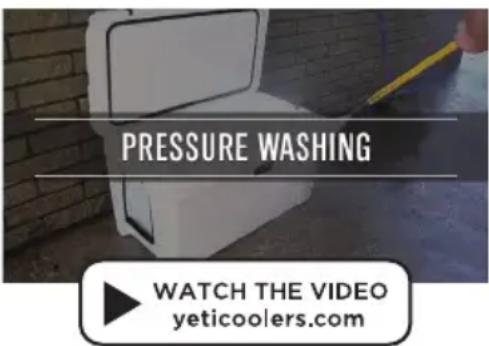 Yeti Tundra 125 - PRO TIP: PRESSURE WASHING - 1