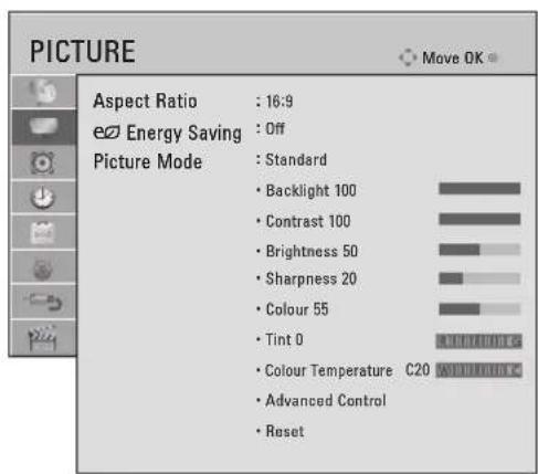 LG 43LF513A - PICTURE settings - 1