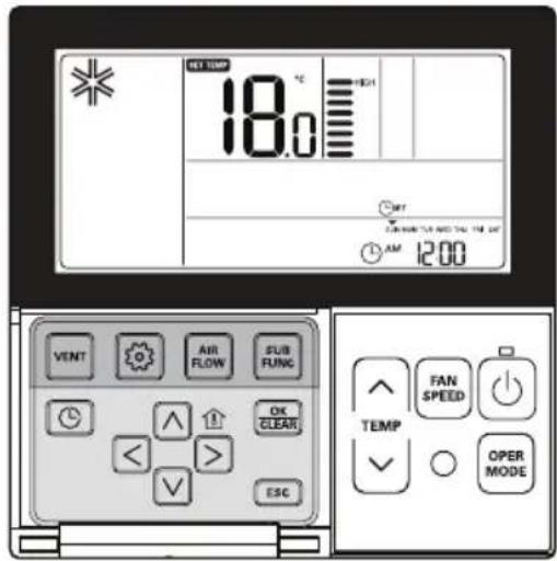 LG AMNH09GTUC0 - Function setting - Changing Current Time - 1