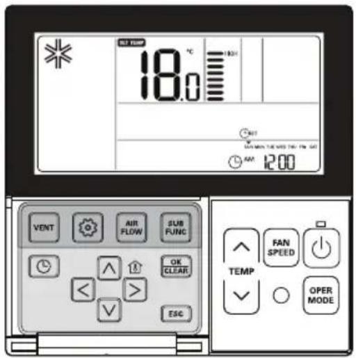 LG AMNH09GTUC0 - Function setting - Changing Current Time - 12