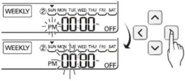 LG AMNH12GTUC0 - Programming : Weekly Reservation - 7