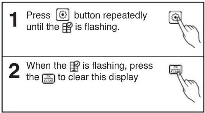LG AMNH12GTUC0 - Function setting - Filter Sign Clear - 2