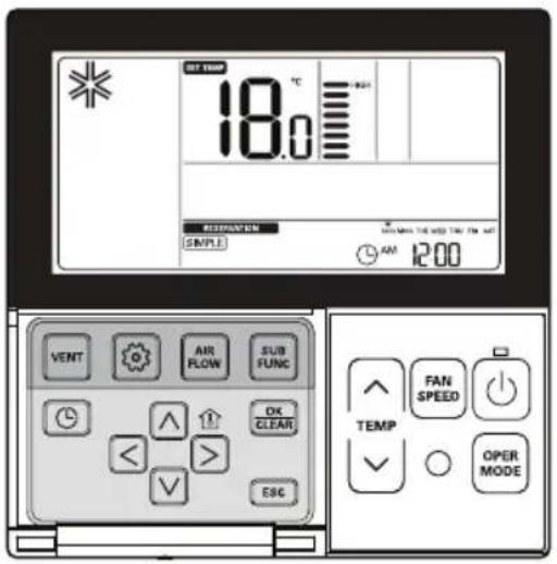 LG AMNH12GTUC0 - Programming - Simple Reservation - 1