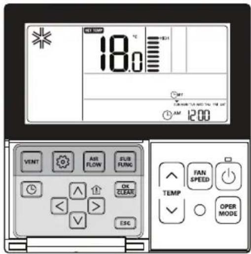 LG AMNH12GTUC0 - Function setting - Changing Current Time - 1