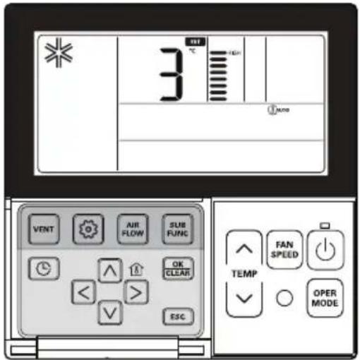 LG AMNH12GTUC0 - Function Setting - Change Temp - 1