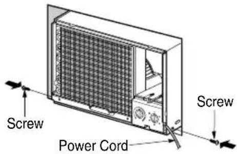 LG W126BC - Install the Air Conditioner in the Case - 1