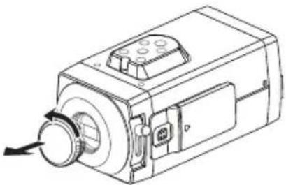 LG LCB5100 - Mounting the Lens - 1