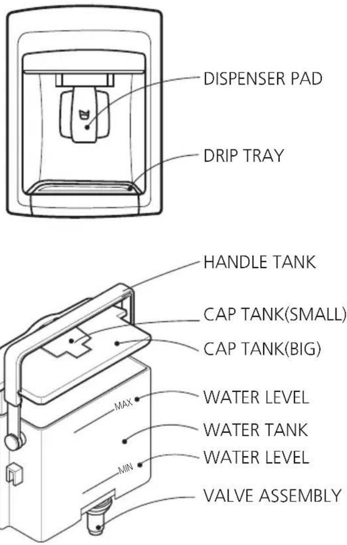 LG GB5135AVAW - Water Dispenser - 1