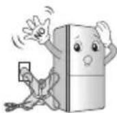 LG GB5135AVAW - Do not extend or modify the length of the power plug. - 1