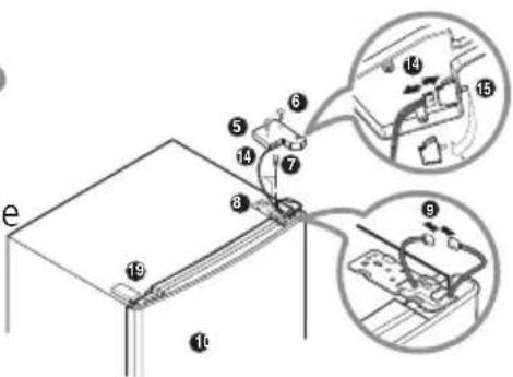 LG GB5135AVAW - How to Reverse the Door - 2