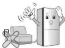 LG GB5135AVAW - Do not allow the power cord bent or pressed by the heavy object to be damaged. - 1