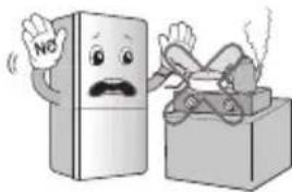 LG GB5135AVAW - Avoid the heating devices. - 1