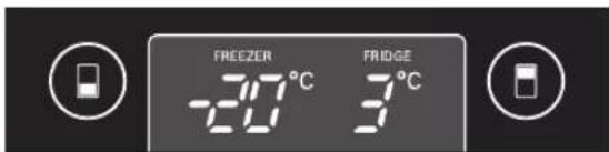 LG GB5237SEFW - How to adjust the temperature in the refrigerator and freezer compartment - 2