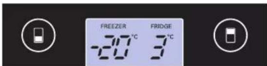 LG GB5237SEFW - How to adjust the temperature in the refrigerator and freezer compartment - 1