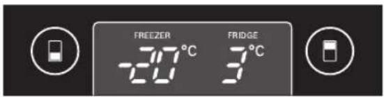 LG GBB530PSIPS - How to adjust the temperature in the refrigerator and freezer compartment - 2