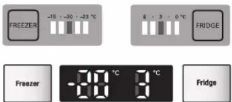 LG GBB530PSIPS - How to adjust the temperature in the refrigerator and freezer compartment - 5