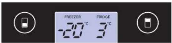 LG GBB530PSIPS - How to adjust the temperature in the refrigerator and freezer compartment - 1