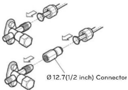 LG A9UW56GFA0 - Connection of piping - Outdoor - 1
