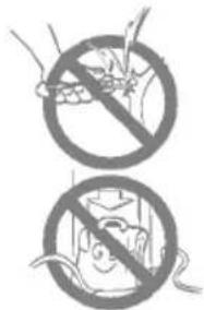 LG LWC243NSMM1 - Do not damage or use an unspecified power cord. - 2