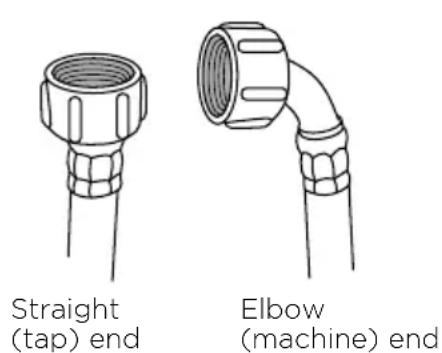 Fisher & Paykel MW513 - Inlet hoses - 1