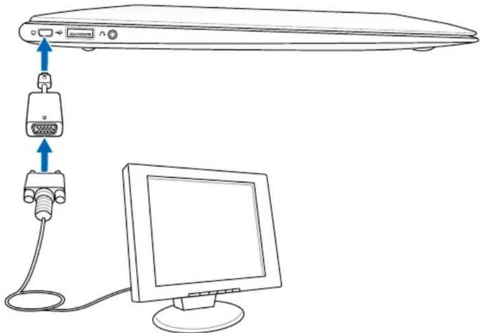 ASUS ZenBook Prime UX31A - Connecting External Display Monitor - 2