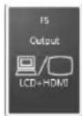 TOSHIBA Satellite T210 - Output (Display switch) - 1