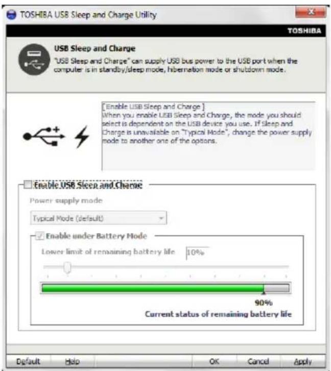 TOSHIBA Satellite T210 - Power supply mode settings - 1