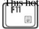 TOSHIBA Satellite T210 - Keyboard hot key functions - 2