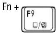 TOSHIBA Satellite T210 - Disabling or enabling the TouchPad™ - 2
