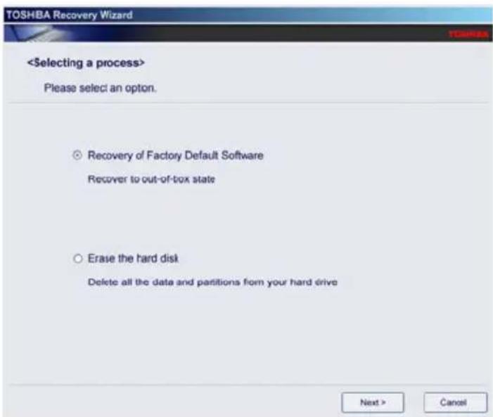 TOSHIBA Satellite T210 - Recovering to out-of-box state (recommended recovery method) - 2