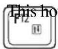 TOSHIBA Mini NB250 - Keyboard hot key functions - 3