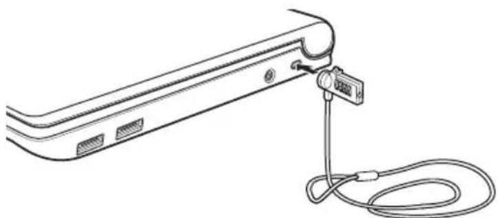 TOSHIBA Mini NB250 - Using a computer lock - 2