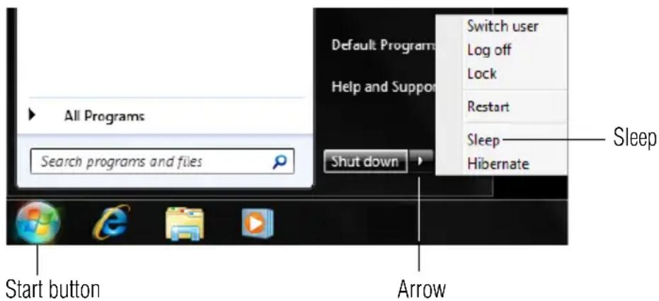 TOSHIBA Mini NB250 - Using and configuring Sleep mode - 1