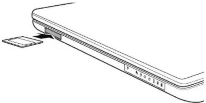 TOSHIBA Mini NB250 - Inserting memory media - 1