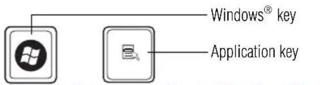 TOSHIBA Mini NB250 - Special Windows® keys - 1