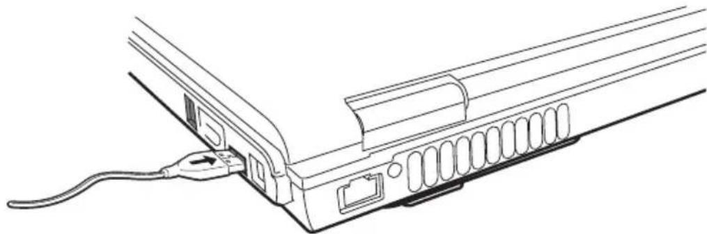 TOSHIBA Satellite M60 - Connecting an optional external diskette drive - 2