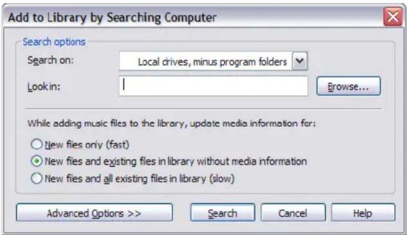 TOSHIBA Satellite M60 - Adding Music from Your Hard Drive to Windows Media Player Library - 1