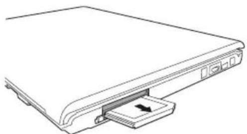 TOSHIBA Satellite M60 - Removing a PC Card - 1