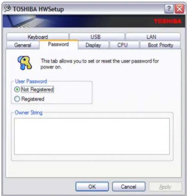 TOSHIBA Satellite M60 - TOSHIBA HW Setup - 1